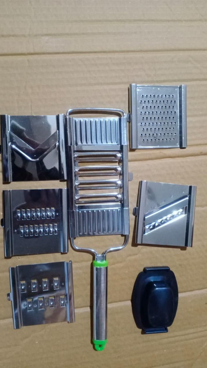 6 in 1 Stainless Steel Manual Vegetable Cutter