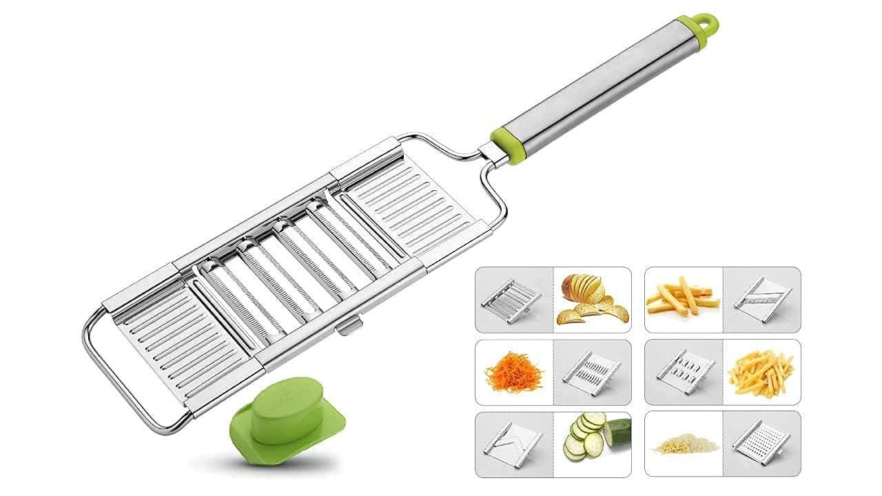 6 in 1 Stainless Steel Manual Vegetable Cutter