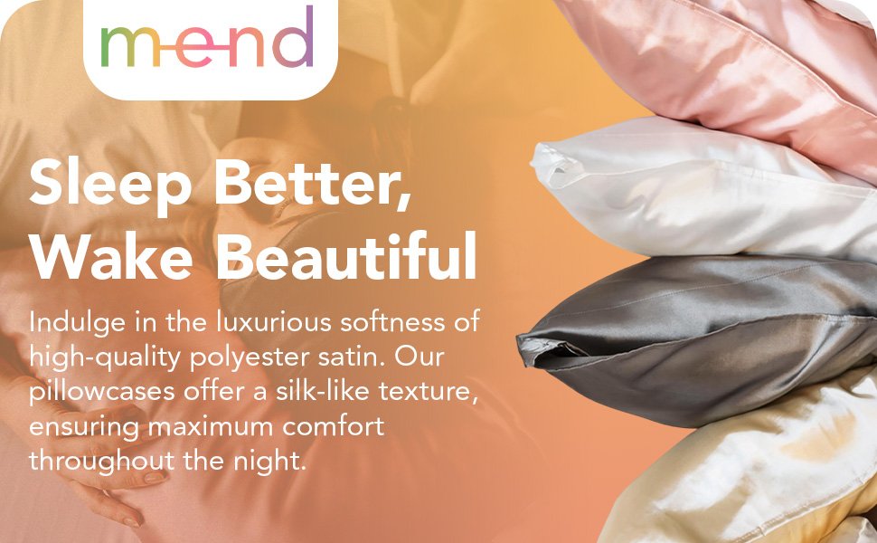 Bedsure Satin Pillowcases: Luxurious Comfort for Hair and Skin Sleep