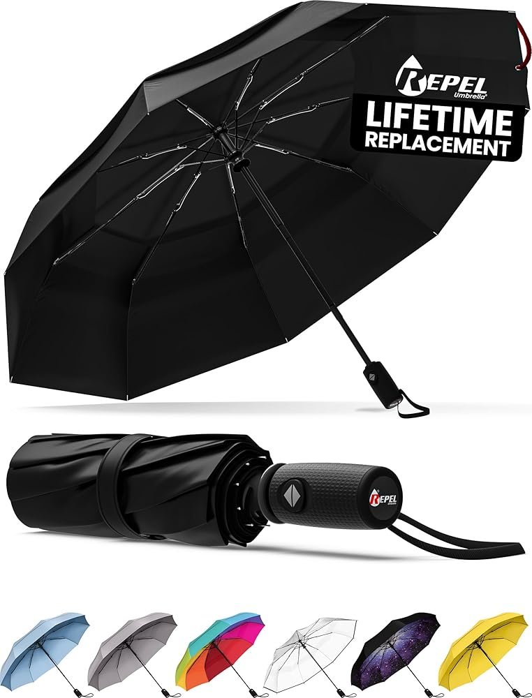 Repel Umbrella Windproof Travel Umbrellas: Durable, Compact, and Easy to Use